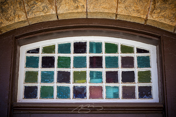 Forsyth - May 2025 - 27 - Forsyth Train Depot (Window Detail #2), 104-114 E. Adams St., Forsyth
