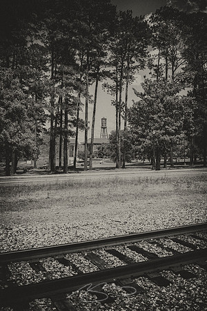 Forsyth - May 2025 - 40 - Tift College Water Tower and Tracks, Railroad Ave., Forsyth