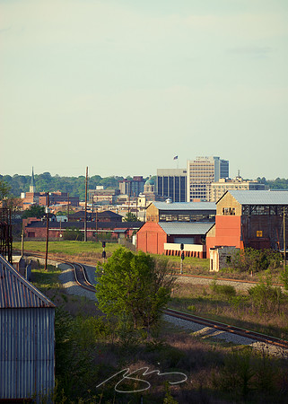 Macon Downtown, from Eisenhower Parkway