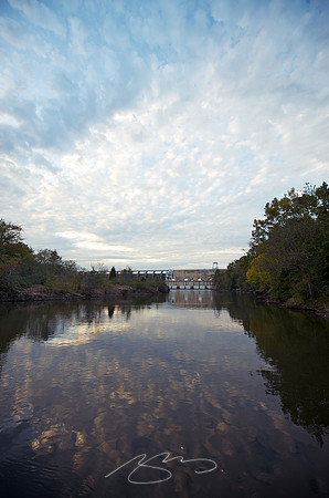 Lake Oliver Dam, from Downstream