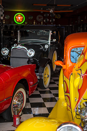 Cars in Former Ford Dealer, Thomaston