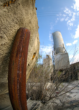 Silo and Foreground #1
