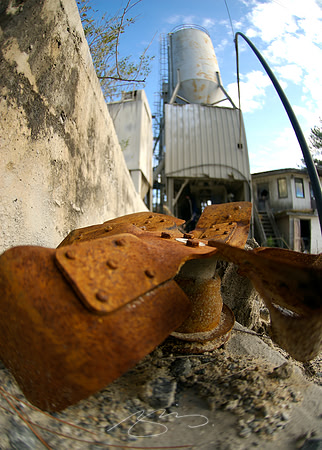 Silo and Foreground #2