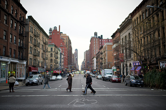 Columbus Avenue Scene, December, 2010
