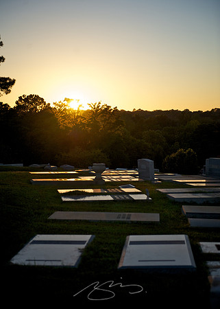 Lined Up in Riverside (for Sunset)