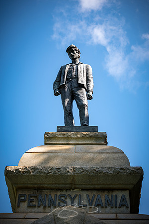 2022 - Andersonville - 4 - Pennsylvania Statue Detail (Civil War)