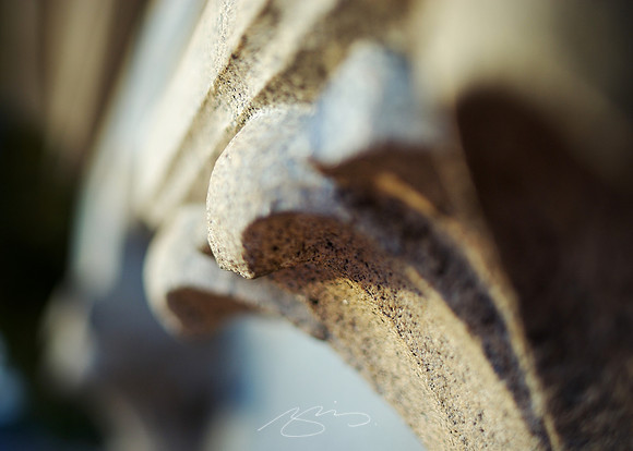 Riverside Carving (with Sunset and Shadows)